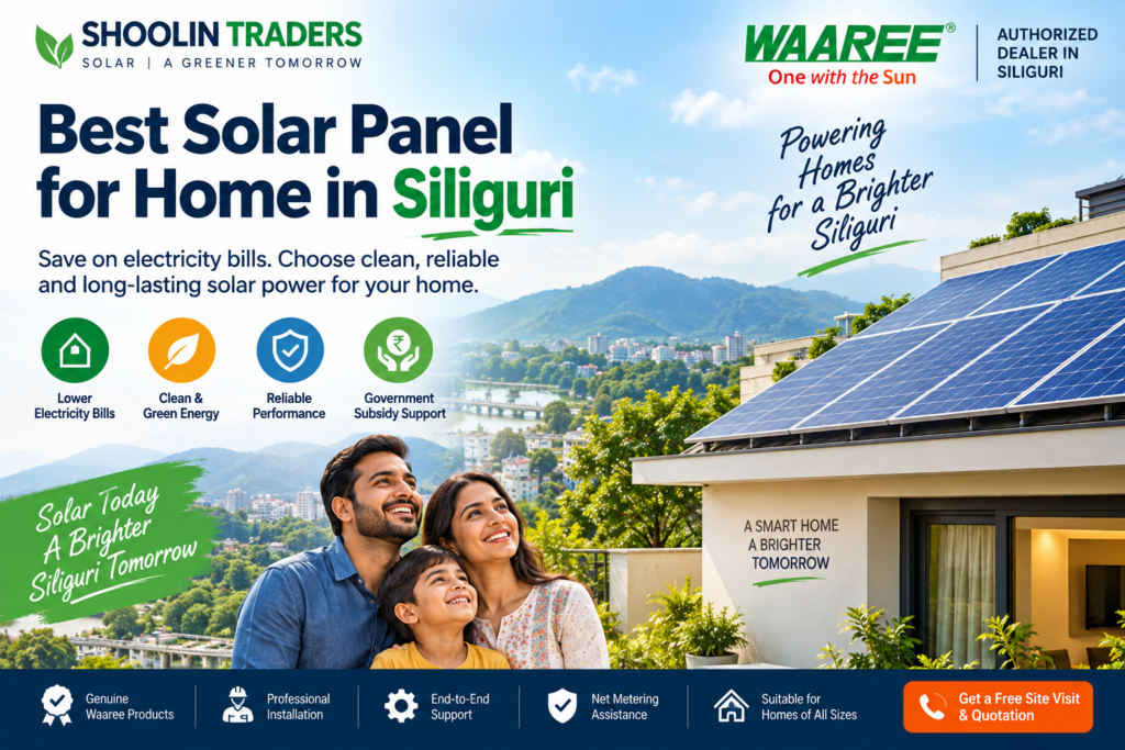 Best Solar Panel for Home in Siliguri